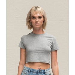Women's triblend cropped T